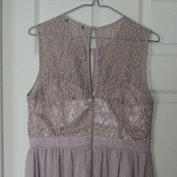 Suzy Shier Lace / Chiffon Dress - Picture 2 of 7